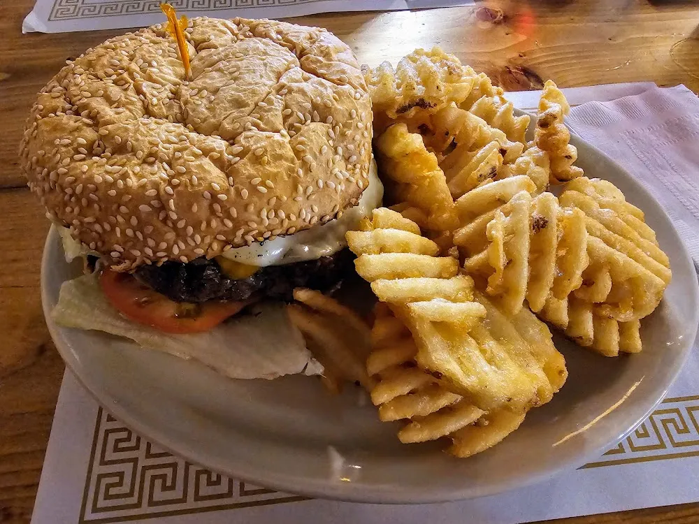 Bear Burger and Fries