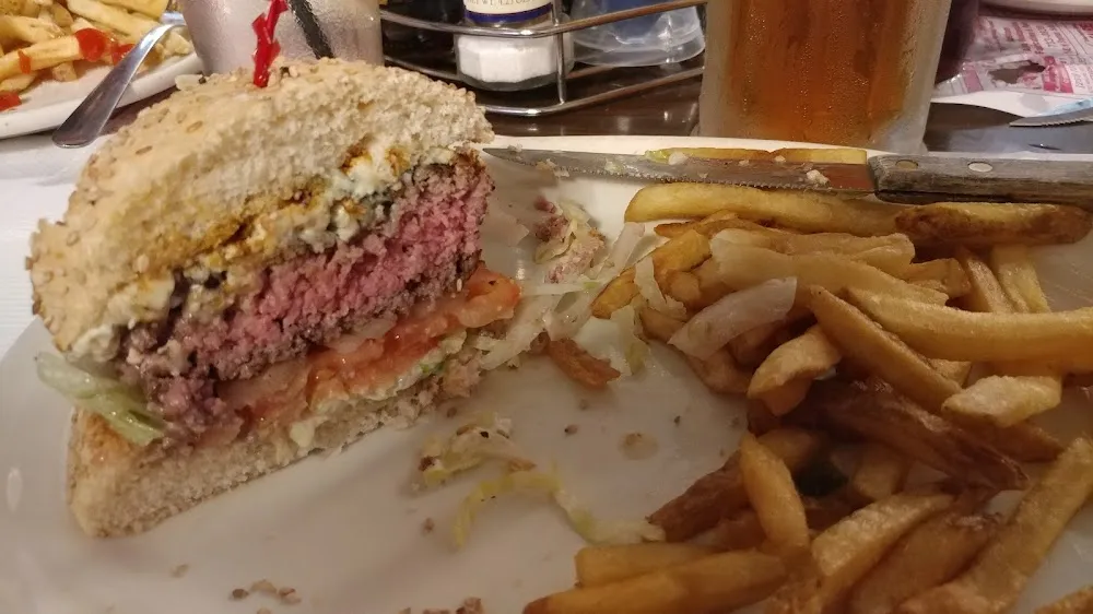 Black and Bleu Burger